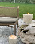 Buitenkaars Urban Outdoor Medium + Deksel | Ecru