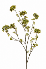 Kunstbloem Hortensia Tak Vertakt Groen | 120 cm
