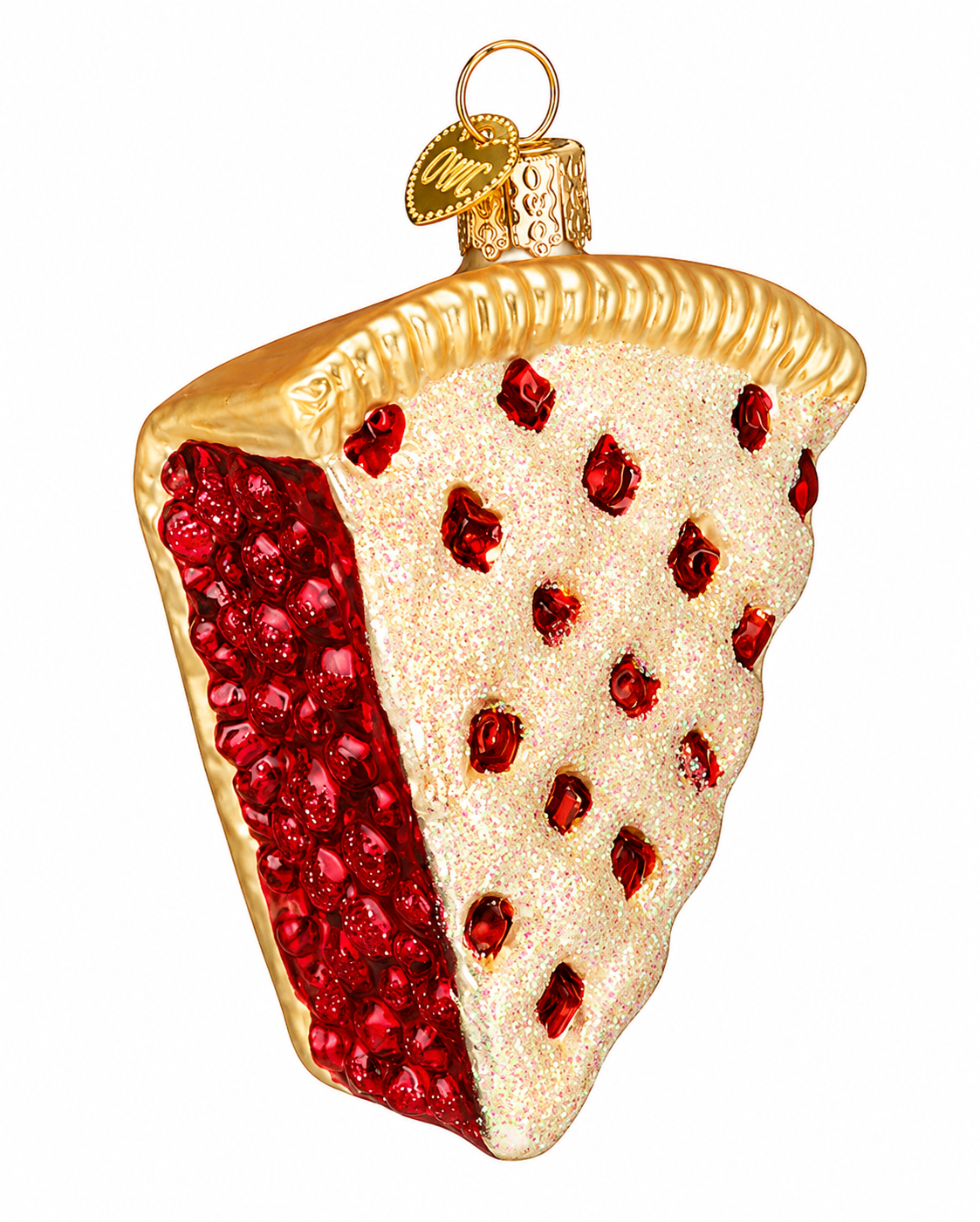 Weihnachtsdeko | Kirschkuchenstück | 10 cm