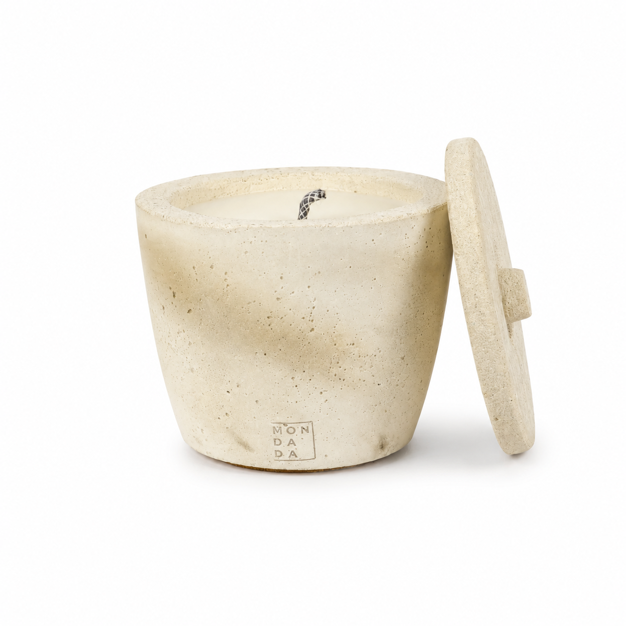 Buitenkaars Urban Outdoor Medium + Deksel | Ecru