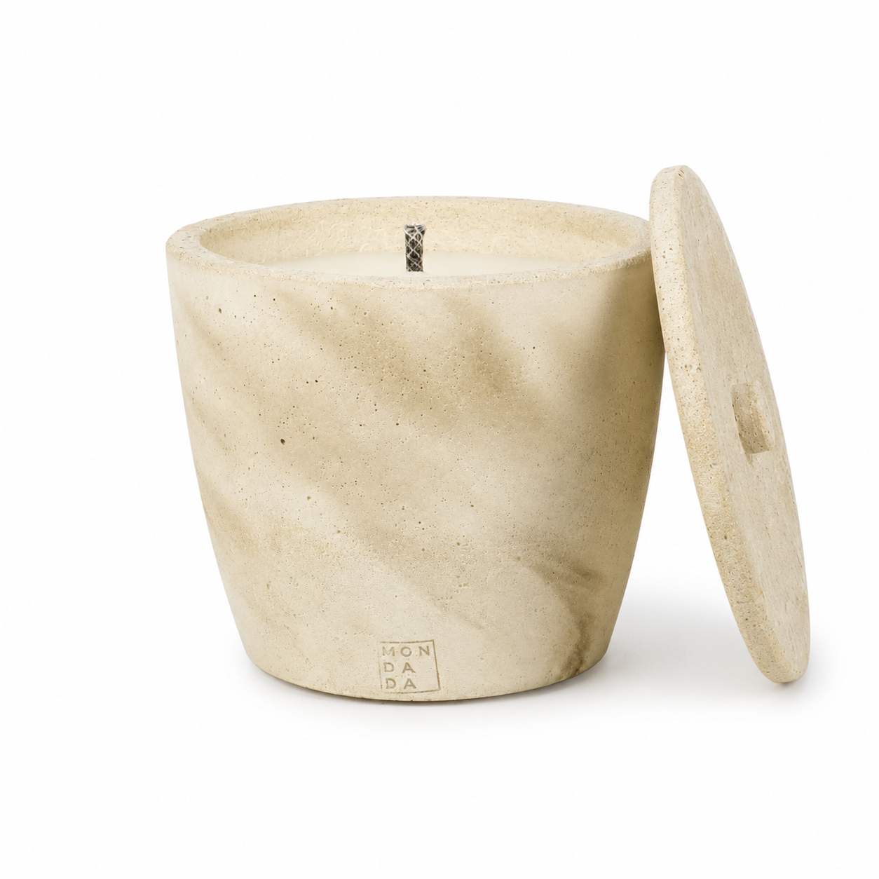 Buitenkaars Urban Outdoor Medium + Deksel | Ecru