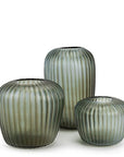 Vase Melrose M | Indigo/Smokegrey