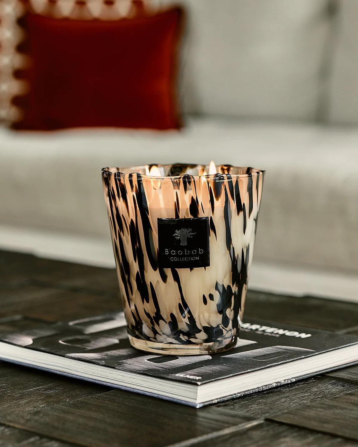 Geurkaars Black Pearls | Grande
