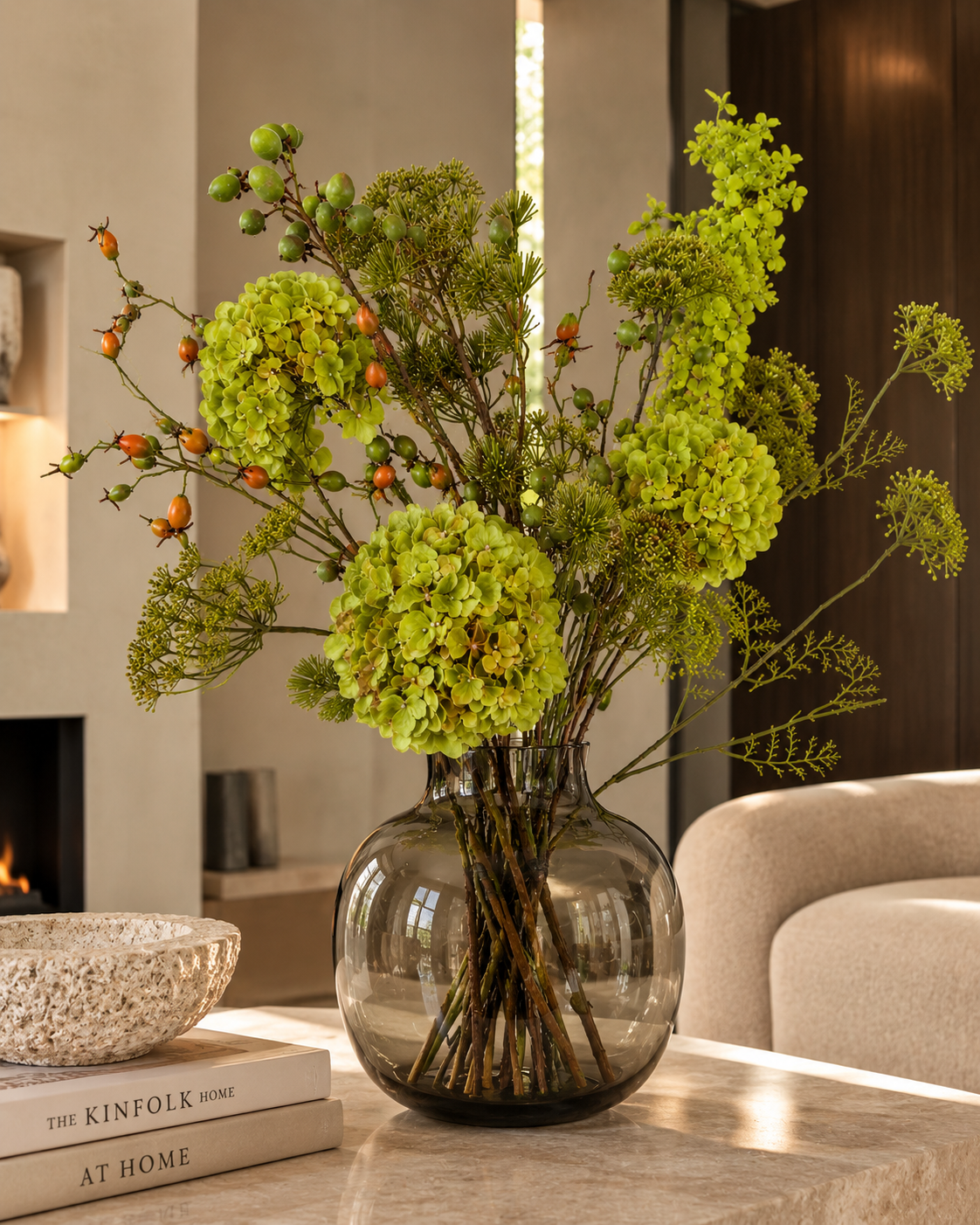 Kunstbloemen Boeket | Verde