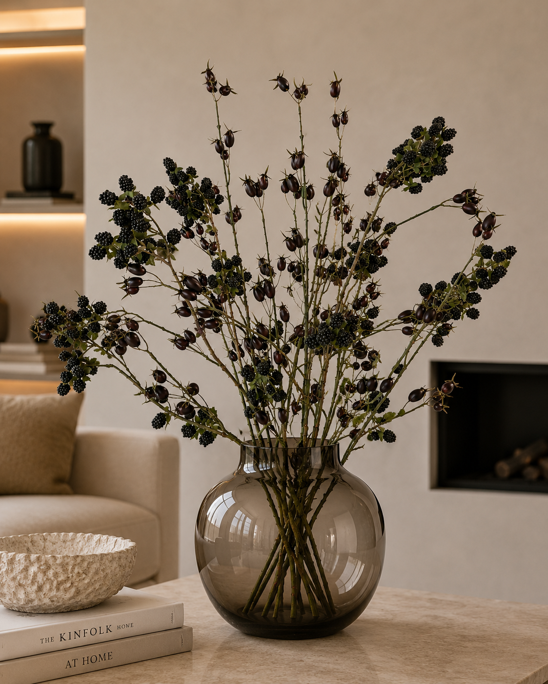 Kunstbloemen Boeket | Noir Berries