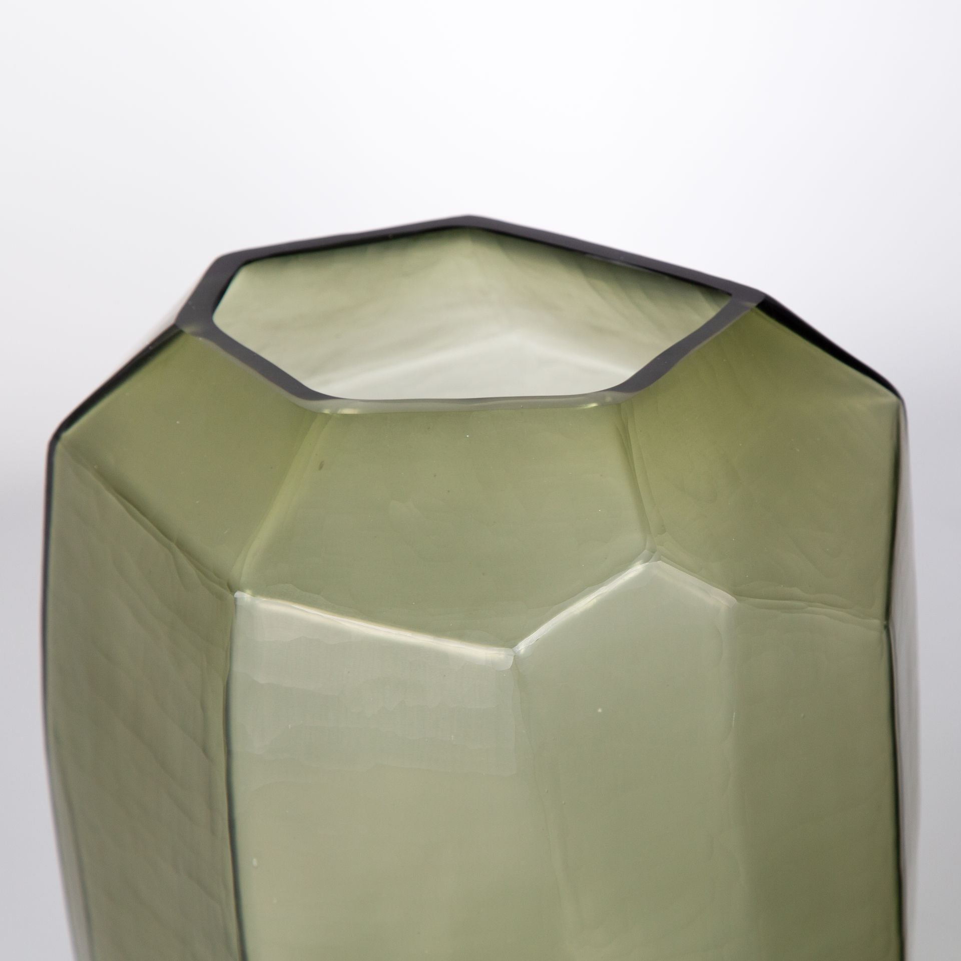 Vase Cubistic Tall | Light Steelgrey