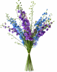 Kunstbloemen boeket | Delphinium Blue Large
