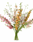 Kunstbloemen boeket | Delphinium peach small