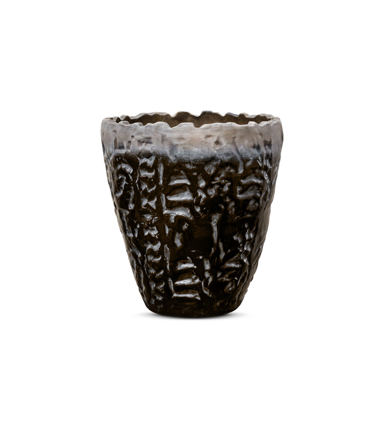 DOMANI Pot Luanda | Black Metallic