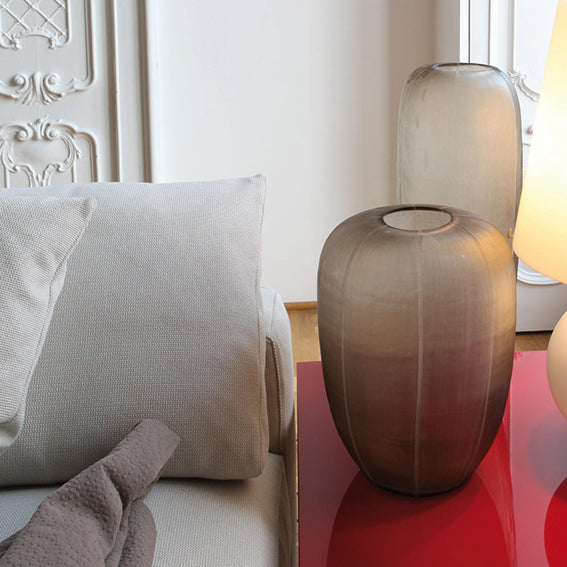 Vase Gobi haut | Gris fumé