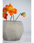 Vase Cubistic Round | Rauchgrau