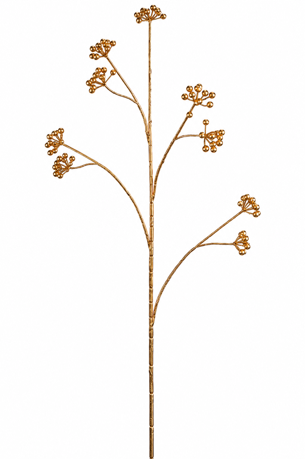 Kunstbloem Bessentak Goud | 112 cm