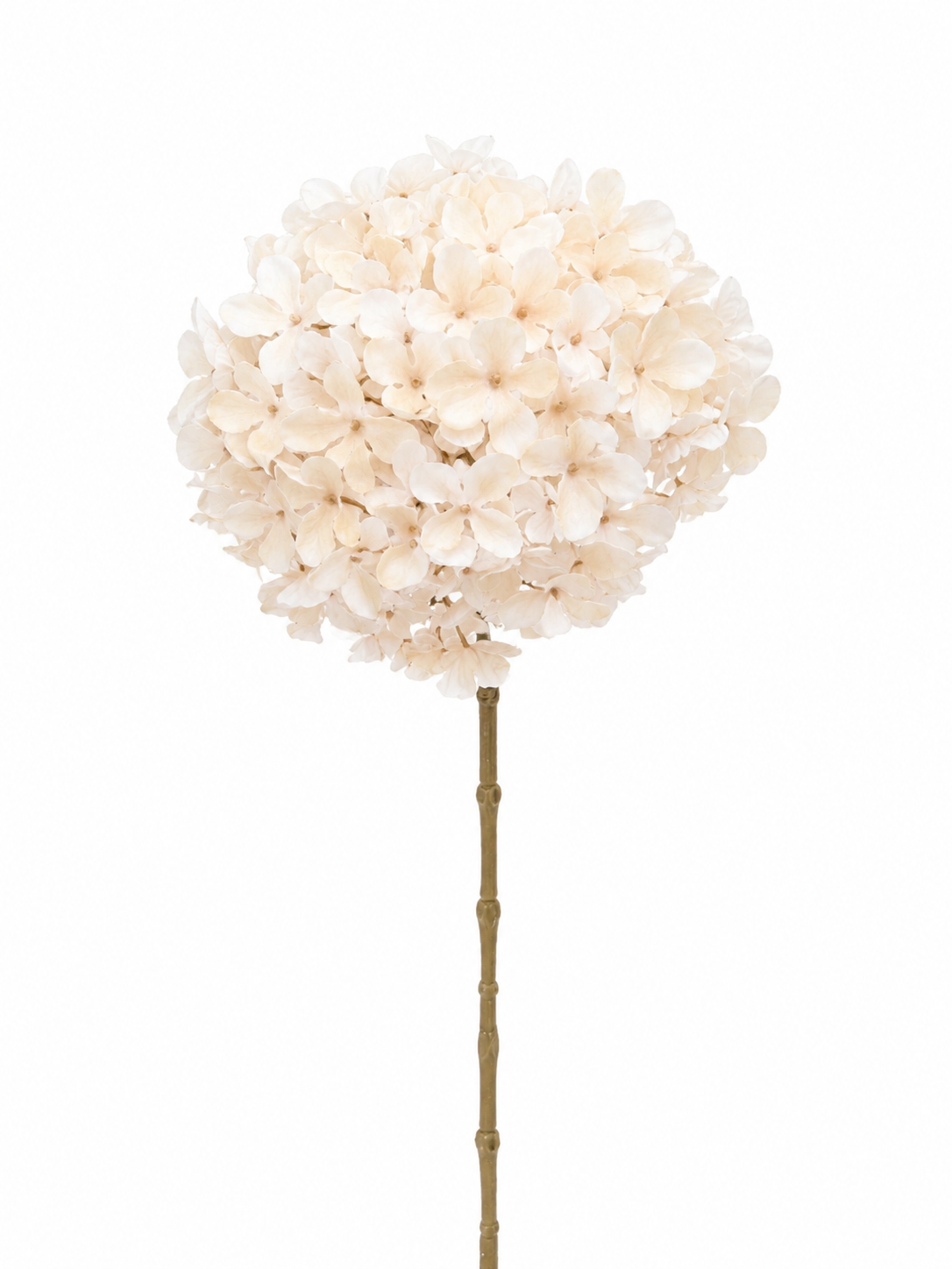 Kunstbloem Hortensia Tak Creme | 65 cm