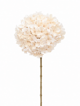 Kunstbloem Hortensia Tak Creme | 65 cm