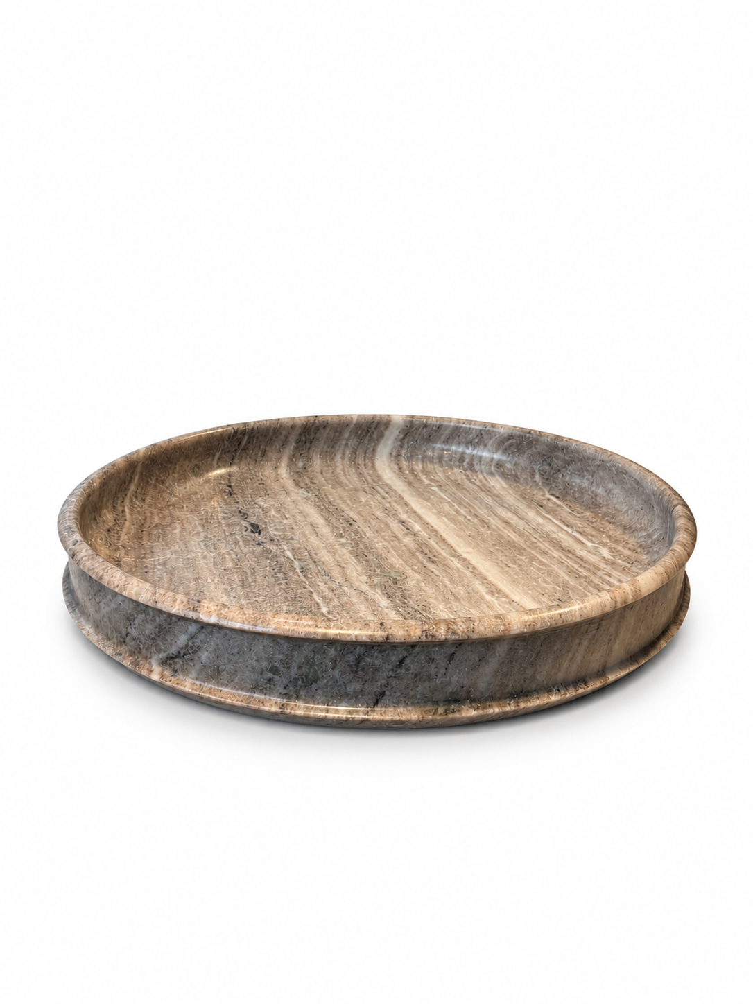 Tray Round Marble