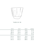 Pot DOMANI "ALBI" | Beige