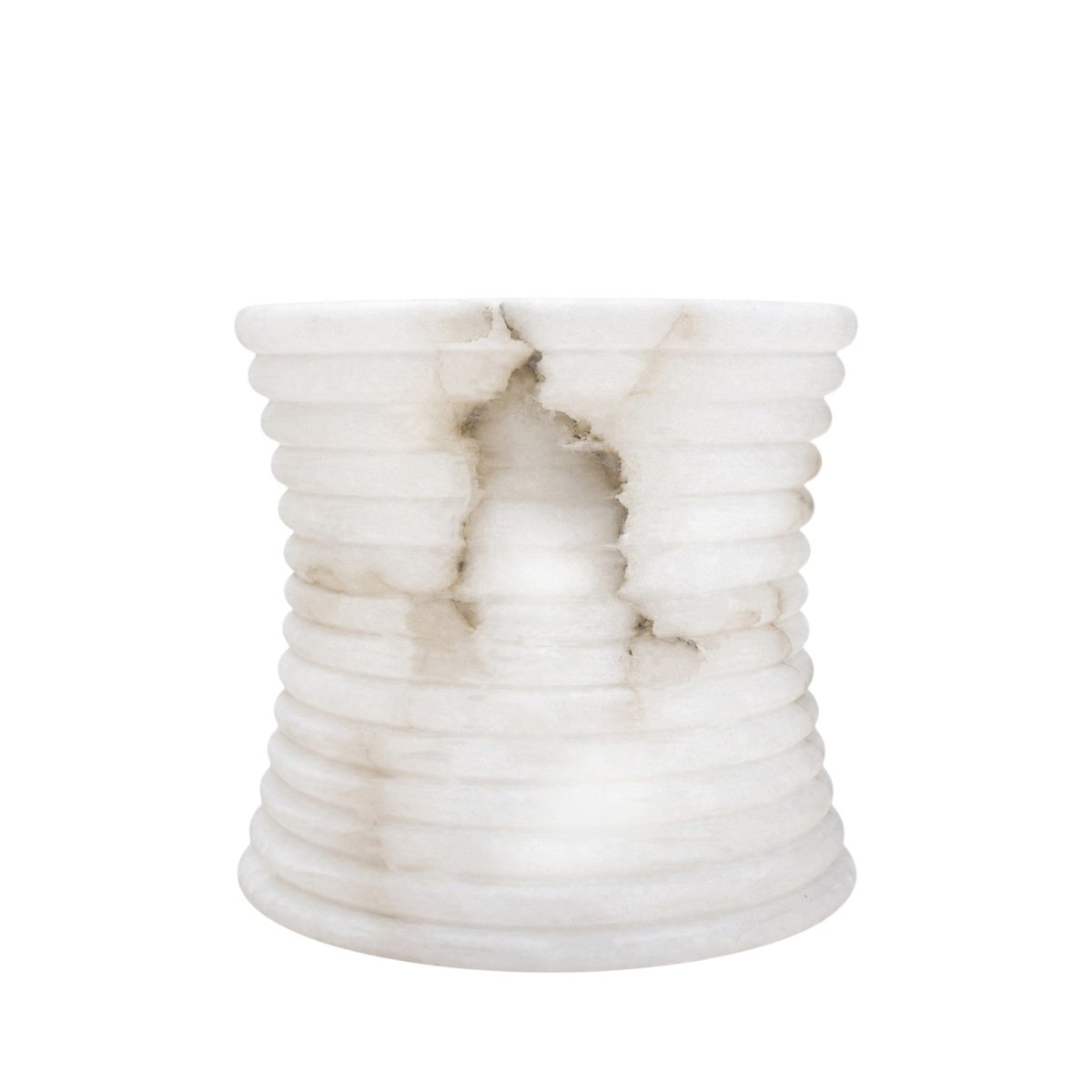 Alabaster windlicht Malte | Large - NU PUUR & GROEN