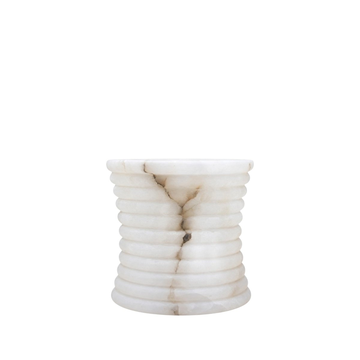 Alabaster windlicht Malte | Large - NU PUUR & GROEN