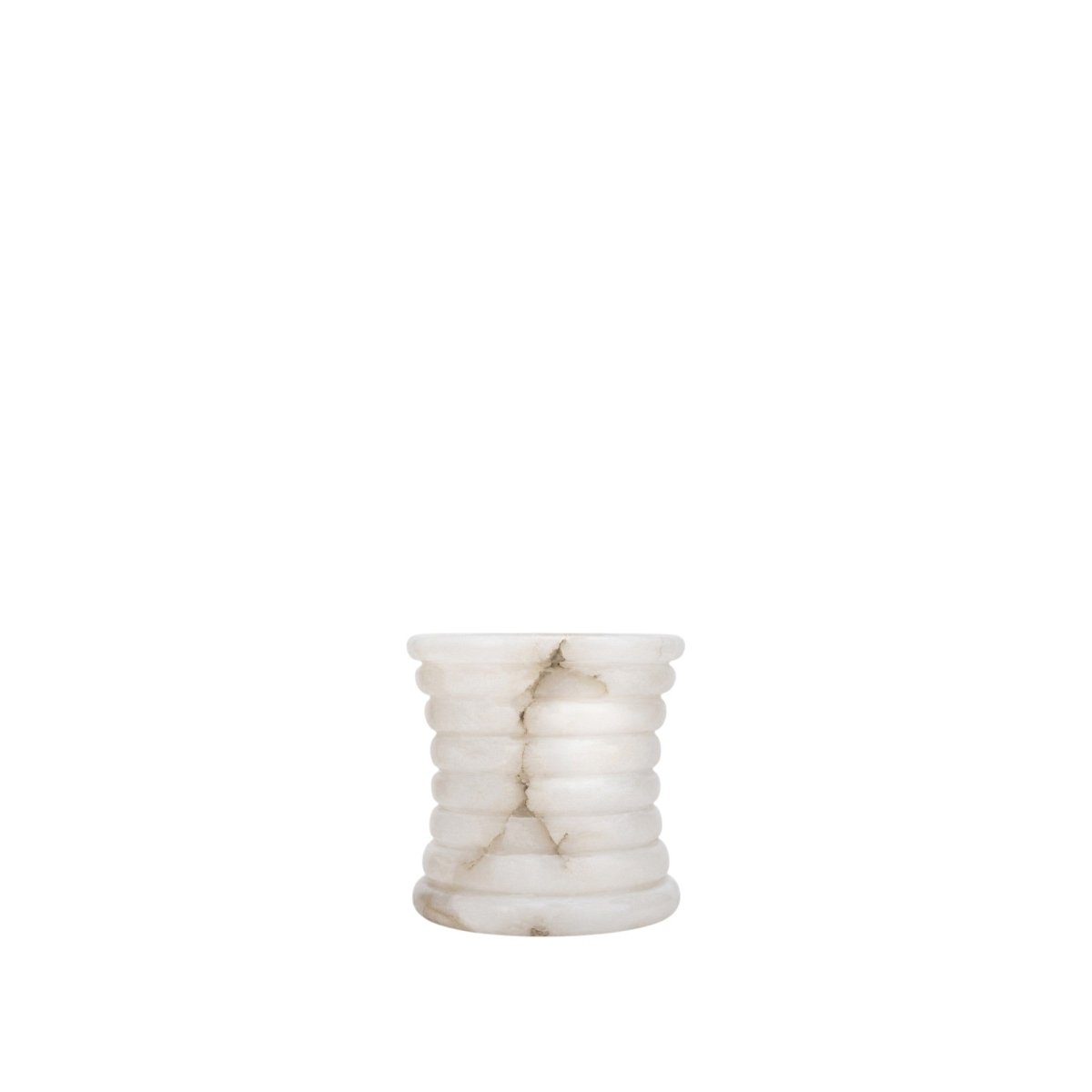 Alabaster windlicht Malte | Large - NU PUUR & GROEN
