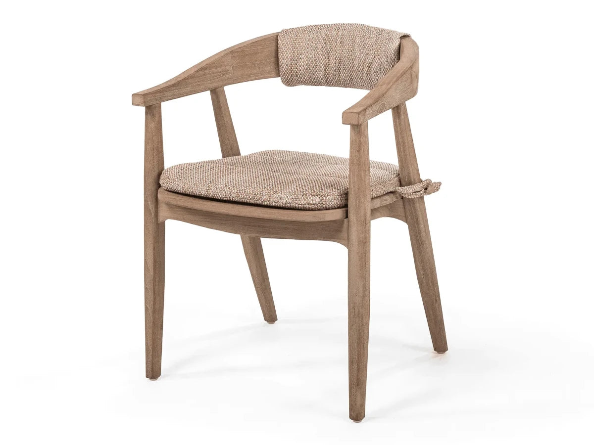 Armchair Faye | Teak Natural Grey - NU PUUR & GROEN
