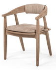 Armchair Faye | Teak Natural Grey - NU PUUR & GROEN
