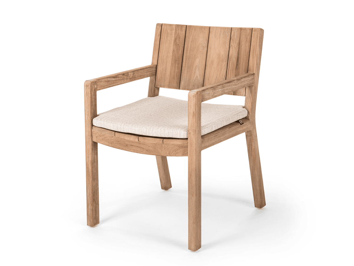 Armchair Mario | Teak Natural Grey - NU PUUR & GROEN