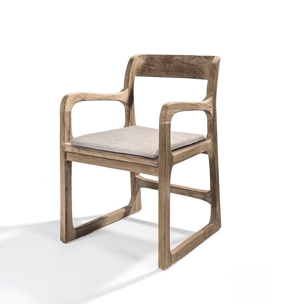 Armchair Sally | Reclaimed Teak Natural Grey - NU PUUR & GROEN