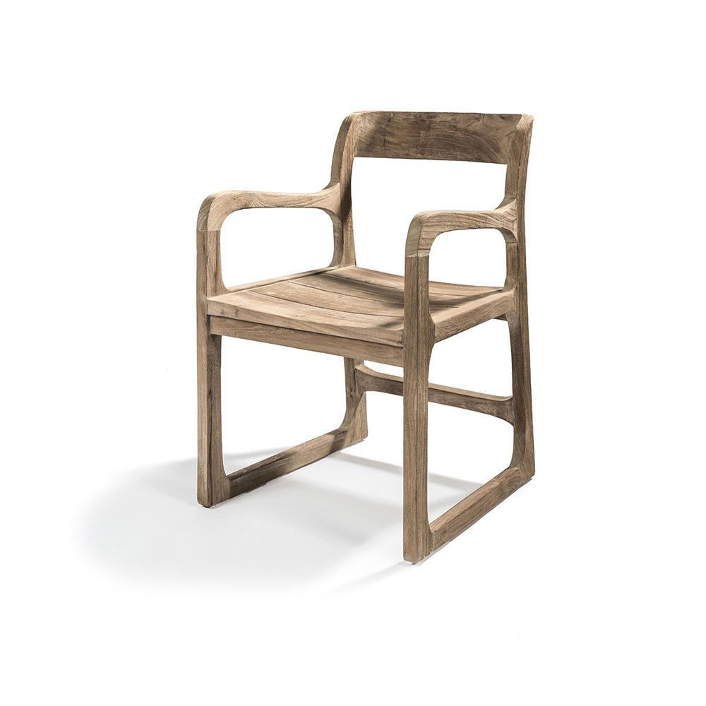 Armchair Sally | Reclaimed Teak Natural Grey - NU PUUR & GROEN