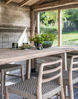 Bar Table Dennis Large | Reclaimed Teak Natural Grey - NU PUUR & GROEN