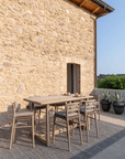 Bar Table Dennis Small | Reclaimed Teak Natural Grey - NU PUUR & GROEN