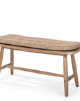 Bench Faye | Teak Natural Grey - NU PUUR & GROEN