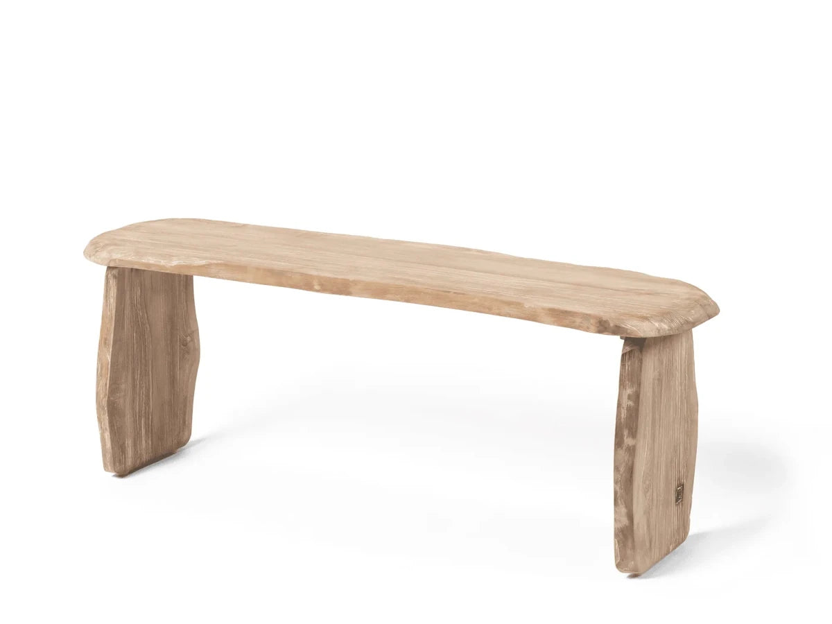 Bench Pebble | Teak Natural Grey - NU PUUR & GROEN