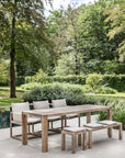 Bench Sandy Small | Reclaimed Teak Natural Grey - NU PUUR & GROEN