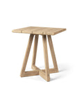 Bistro Bar Table Dennis | Teak Natural Grey - NU PUUR & GROEN