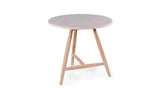 Bistro Round Table Faye | Teak Natural Grey / Conrete Top