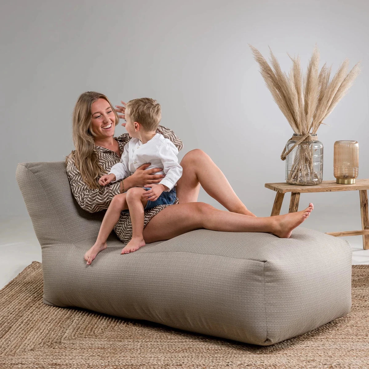 BOHO Long Chair | Taupe - NU PUUR & GROEN