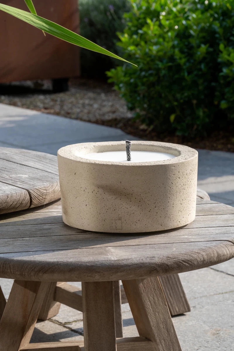 Buitenkaars Urban Outdoor Table Three | Ecru - NU PUUR & GROEN
