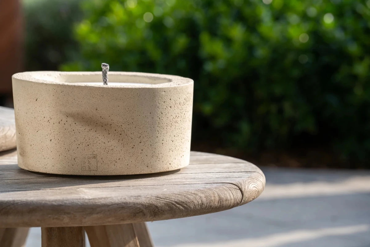 Buitenkaars Urban Outdoor Table Three | Ecru - NU PUUR &amp; GROEN