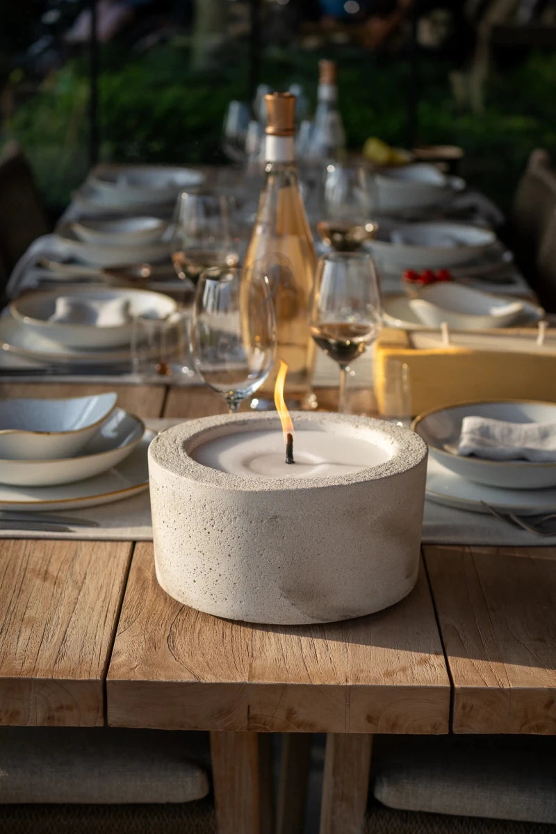 Buitenkaars Urban Outdoor Table Three | Ecru - NU PUUR & GROEN