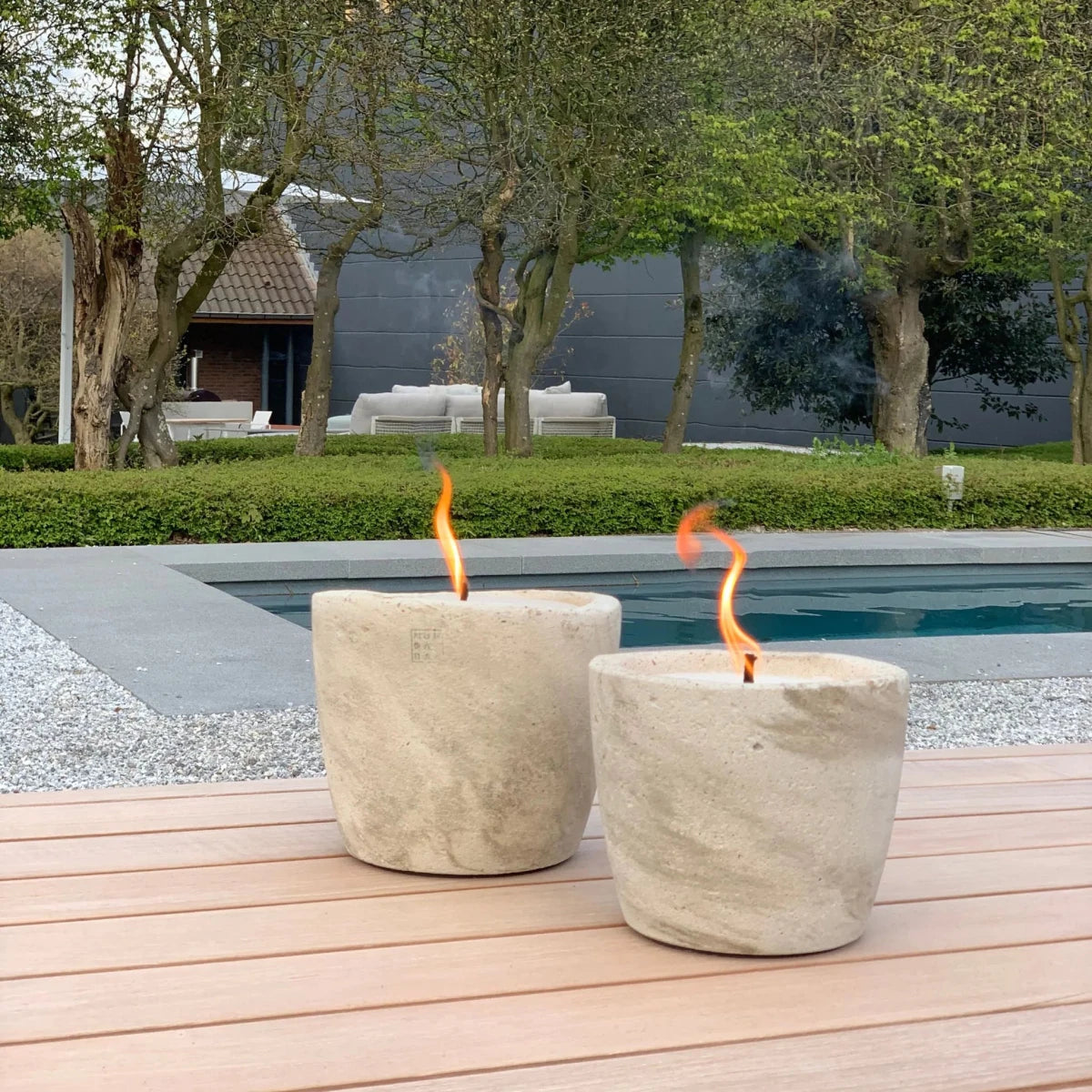 Buitenkaars Urban Outdoor XXXL + Deksel | Ecru - NU PUUR &amp; GROEN
