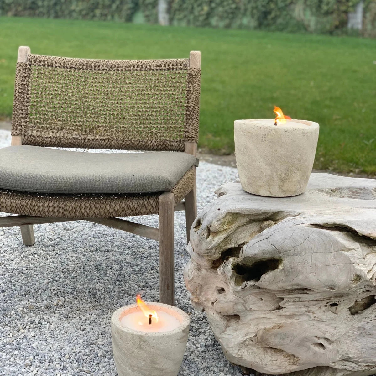 Buitenkaars Urban Outdoor XXXL + Deksel | Ecru - NU PUUR & GROEN