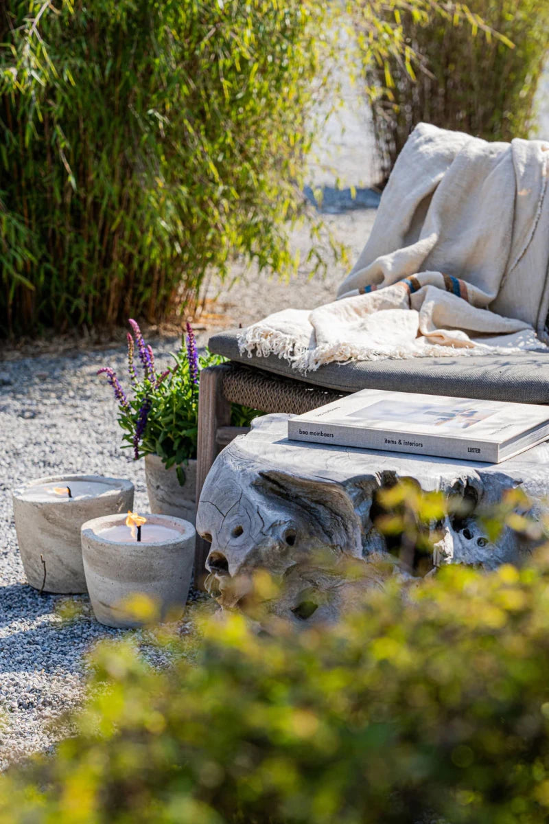 Buitenkaars Urban Outdoor XXXL + Deksel | Ecru - NU PUUR & GROEN
