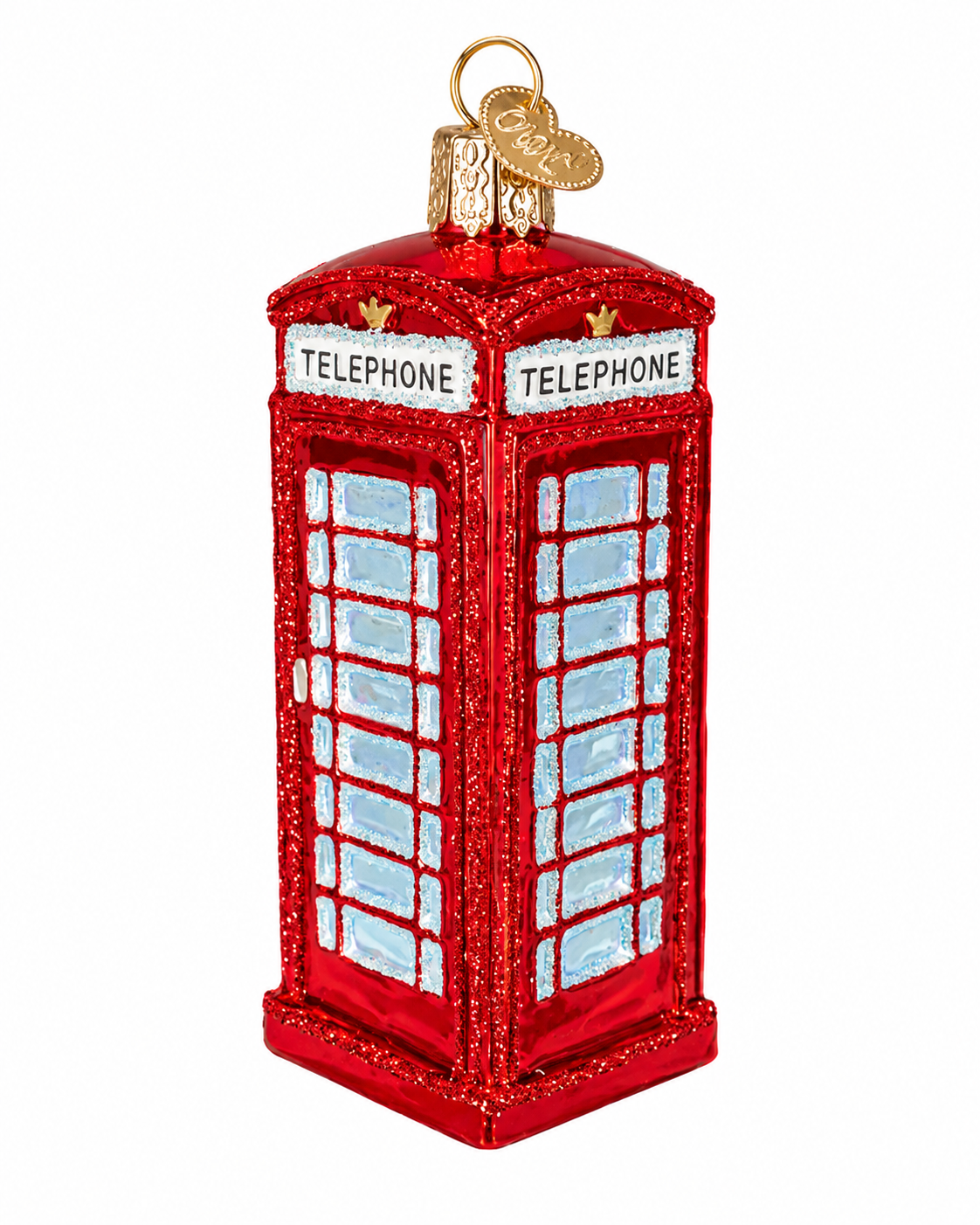 Weihnachtsbaumschmuck | Englische Telefonzelle | 10 cm