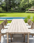 Chair Fiona | Teak Natural Grey / PE Wicker Antique Weed - NU PUUR & GROEN