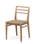 Chair Jared | Teak Natural Grey / PE Wicker Antique Weed - NU PUUR & GROEN