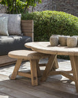 Coffee Table Anton Set of 3 | Reclaimed Teak Natural Grey - NU PUUR & GROEN