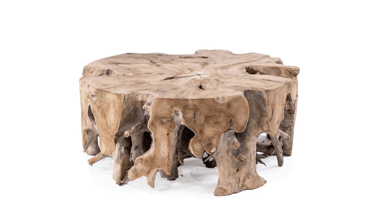 Coffee Table Bamba XL | Teak Root Natural Grey - NU PUUR & GROEN