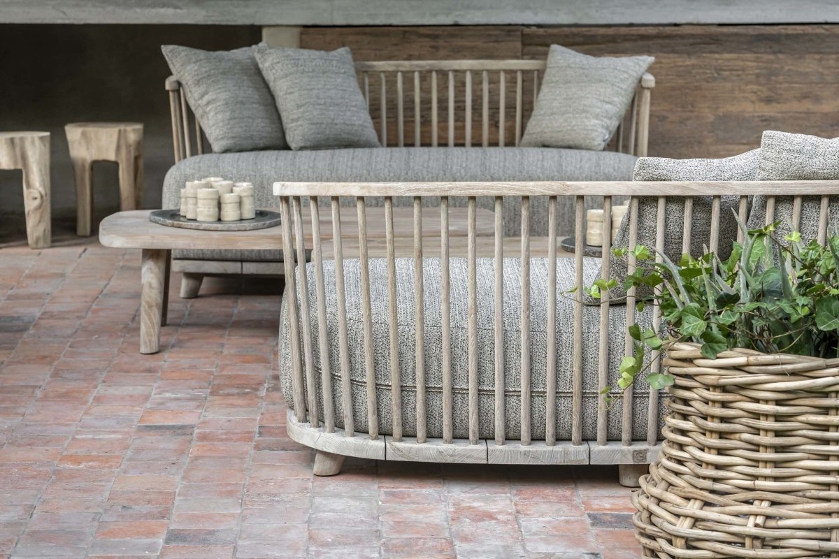 Coffee Table Carol | Reclaimed Teak Natural Grey - NU PUUR & GROEN