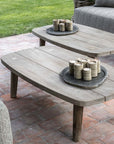 Coffee Table Carol | Reclaimed Teak Natural Grey - NU PUUR & GROEN