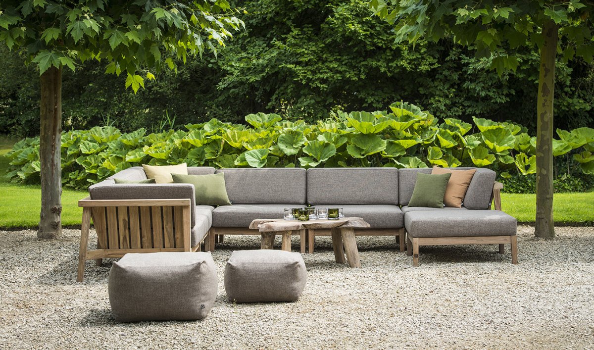 Corner Copenhague | Teak Natural Grey - NU PUUR & GROEN